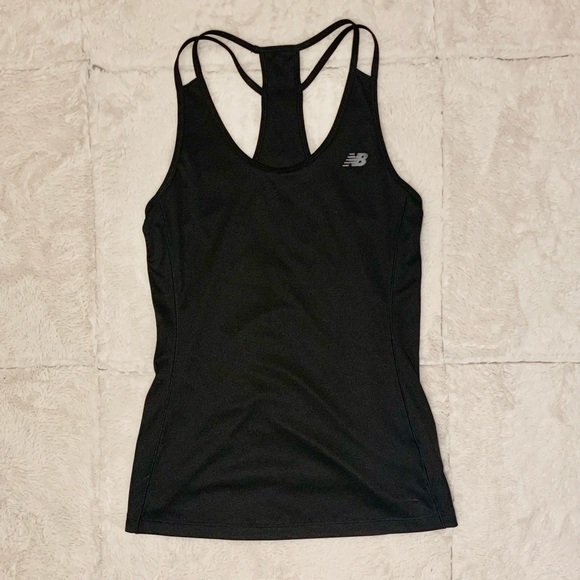 Black New Balance Athletic Tank Top - Picture 1 of 4